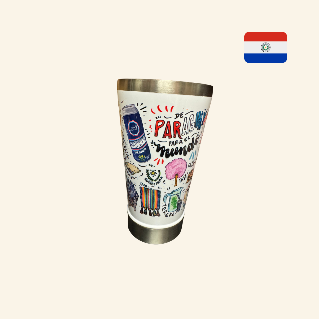Insulated Cup I Love Paraguay