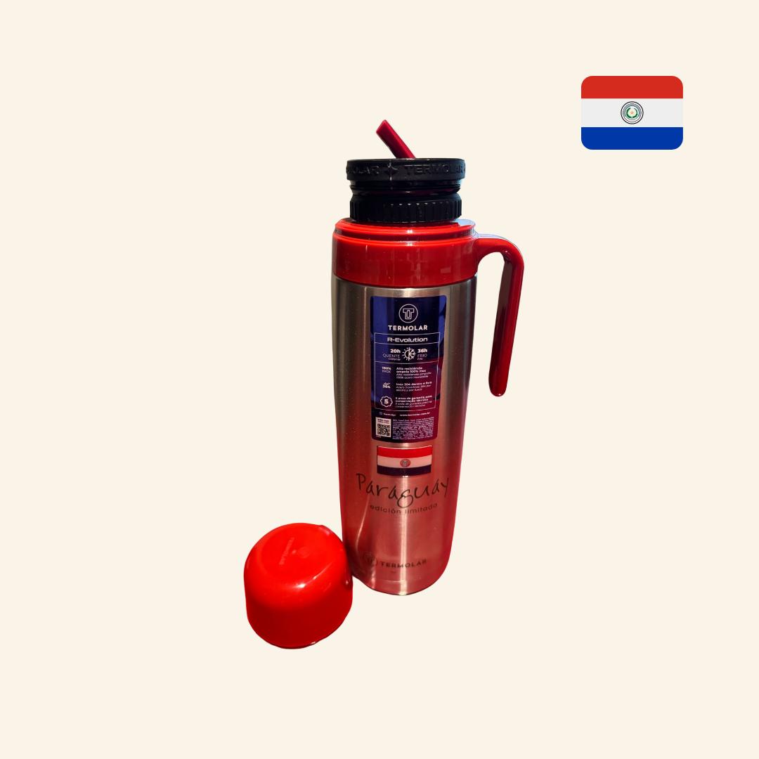 Termo Inox 1LT "Edicion Limitada Paraguay"