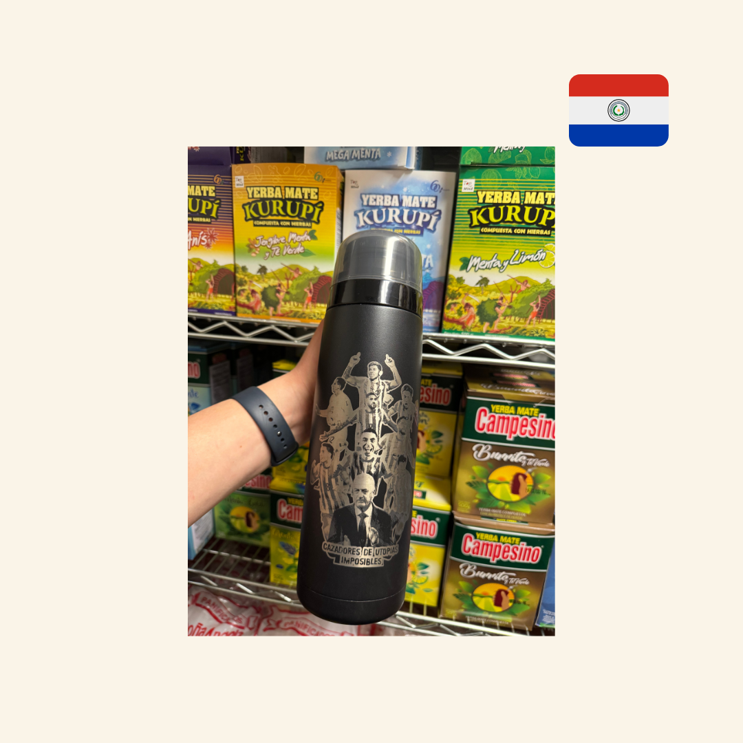 Termo Inox 1LT "Edición Limitada Paraguay"