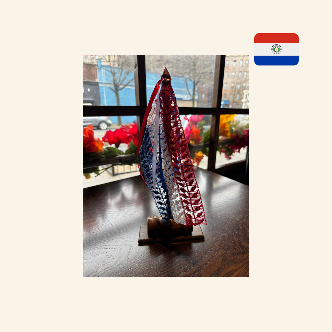 Bandera de Nanduti Paraguay