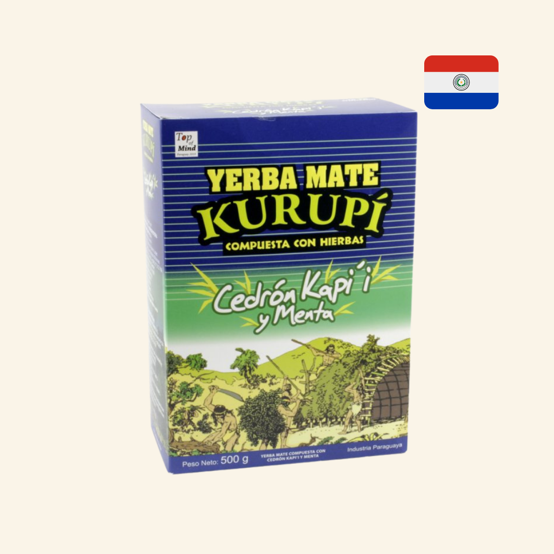 Yerba Mate - Sabor Cedrón Kapi'i y Menta