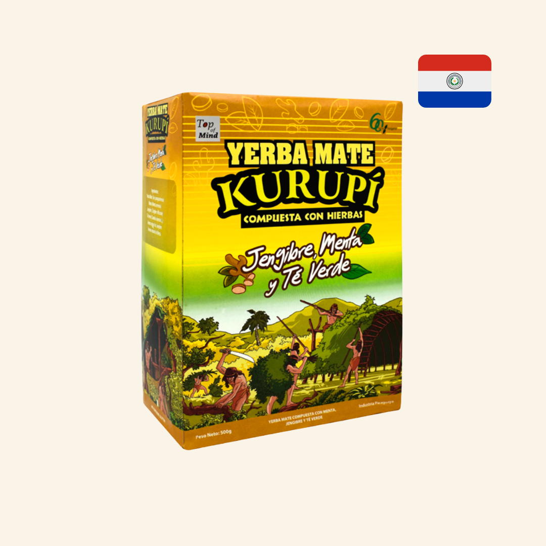 Yerba Mate - Jengibre, Menta y Té Verde